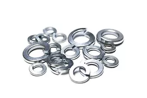 (50) 3/8" REGULAR SPLIT SICHERUNGSSCHEIBEN ZINK - Bild 1 von 1