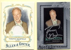 SP SILVER AUTOGRAPH & RELIC TIMOTHY BUSFIELD FIELD OF DREAMS 2016 ALLEN GINTER X - Imagen 1 de 2