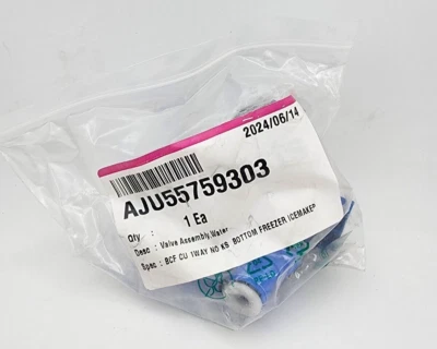 Válvula de entrada de agua para refrigerador L-G original OEM AJU55759303 nueva Foto 1 de 2
