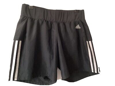 Ladies Adidas Black & White Lightweight Sports Running Gym Shorts Size Small VGC • 11.16€