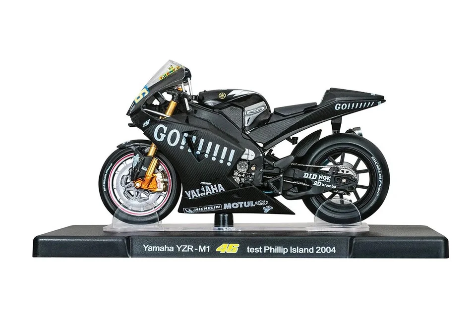 VALENTINO ROSSI Yamaha YZR-M1 2004 MotoGP Bike - Collectable Model - 1:18 Scale - Image 1 of 1