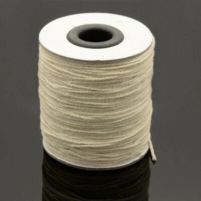 1-10 M Round Natural Cotton Wick for  Oil  Alcohol Lamp Candle 1mm 1.5mm 2mm 3mm - image 1 of 4