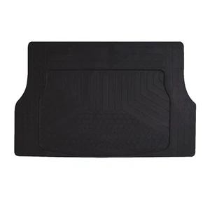 Semi-Custom fit Cargo Mats Liner All Weather Waterproof for Mazda 3 Black Rubber - Picture 1 of 12