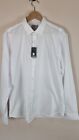 Skopes long-sleeved Slim Fit Contemporay white shirt 17/43 new with tags Mens
