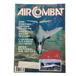 Air Combat Magazine January 1987 Vol. 15 No. 1 Vintage Fighter Jet Pilot Flying - Picture 1 of 12