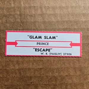 PRINCE Glam Slam/Escape JUKEBOX STRIP Record 45 rpm 7" - Picture 1 of 1