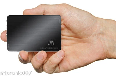 JNN-M2 8GB Credit Card Sized Mini Voice Recorder High Quality 80 Hours Battery - Image 1 of 4