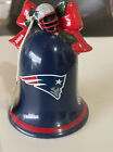 Danbury Mint - 2004 New England Patriots Christmas Bell With Santa Clapper