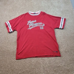 Vtg Pure Playas t T Shirt Men Large Red Athletics 16 - Picture 1 of 13