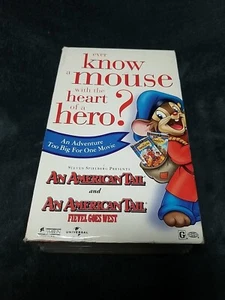 2 PACK 1991 An American Tail Double Feature VHS Special Limited Edition Movies - Picture 1 of 4