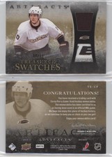 2010 Artifacts Treasured Swatches Gold Jersey/Patch /15 Corey Perry #TS-CP Patch
