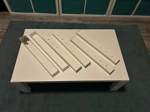 Schreibtisch IKEA weiß Pahl 96/58 höhenverstellbar - Bild 1 von 5