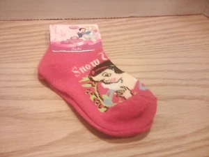 Disney Princess Snow White Girls Toddler Ankle Socks Pair Size 4-6. BRAND NEW - Picture 1 of 4
