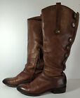Sam Edelman Phallon Brown Leather Ombre Riding Boots Womens 6 1/2 Distressed
