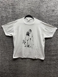 Vintage John Lennon and Yoko Ono “Two Virgins” Tshirt Size L/XL in White - Picture 1 of 11
