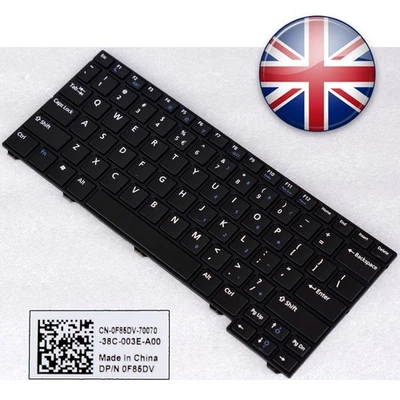 Dell Laptop Keyboard 0F85DV English UK USA For Latitude 2100 2110 2120 IG10 - Image 1 of 3