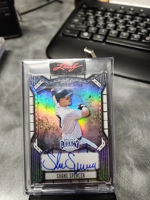 2025 Leaf a Bronx Legacy - Autographs Shane Spencer #BA-SS1 Silver Prismatic /65 - Image 1 of 2