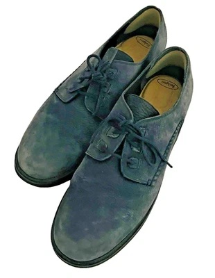 ROCKPORT Womens Blue Suede Shoes Lace Up Comfort Oxfords 10M W8736 - Image 1 of 4