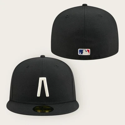 Fear of God Athletics ALT MLB Hat NEW Fitted 59Fifty Cap Black Essentials - Image 1 of 4