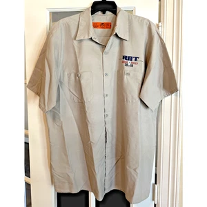 Mens REPUBLIC OF TEXAS (ROT) BIKER RALLY 2018 SHIRT Beige Collared - Size XL - Picture 1 of 6