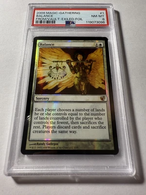 Balance From the Vault Exiled Foil 2009 MTG PSA 8 NM-MT Near mint to Mint - Image 1 of 3