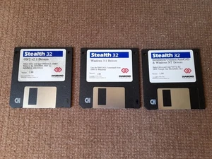 DIamond Stealth 32 OS/2 & Windows 3.1/NT drivers 3 x floppy disks - untested - Afbeelding 1 van 2
