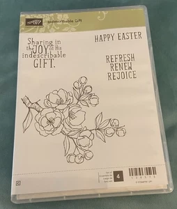Stampin' Up!  Unbeschreibliches Geschenk ~ Gummistempelset ~ Neu! Blumen - Ostern - Bild 1 von 3
