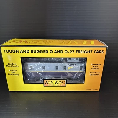 MTH RAILKING RAILROADERS CLUB OFFSET STEEL CABOOSE MFG 2002 NEW IN BOX 30-7779 - Image 1 of 4