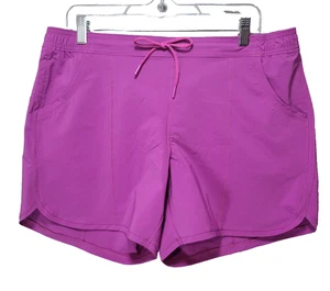 Lands End Board Shorts Womens 14 UPF 50 Swim Swimsuit Bottoms Athletic Purple - Picture 1 of 13