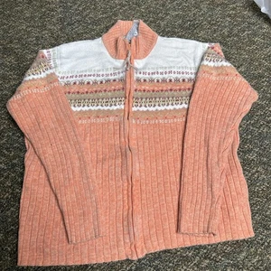 Vintage Tiara International Womens XL Knit Cardigan Sweater Full Zip - Picture 1 of 5