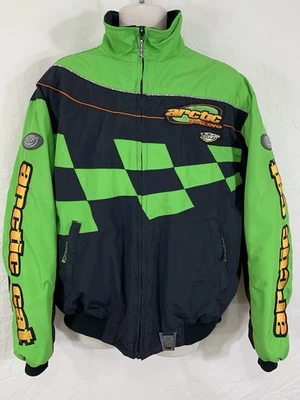 Jaqueta de máquina de neve vintage ARCTIC CAT "Boss Cat" para snowmobile masculina GG - Imagem 1 de 4