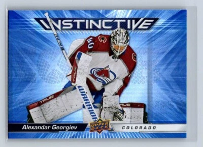 2023-24 Upper Deck Instinctive #IN-9 Alexandar Georgiev Colorado Avalanche - Image 1 of 2