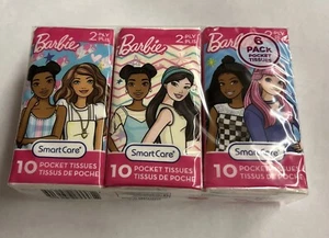 Nuovi 2 set di 6 confezioni di fazzoletti Barbie 10 tessuti in ogni confezione - Foto 1 di 15
