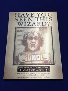 Universal Studios Harry Potter Lenticolare 8”x11” Sirio Nero Poster Ricercato NUOVO - Foto 1 di 5
