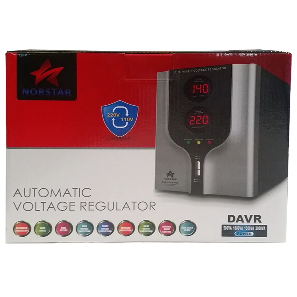 Norstar Step UP & Step Down Voltage Converter with Automatic Voltage Regulator - Image 1 of 4