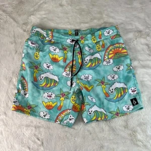 Volcom Mens Medium Multicolor Swimshorts - Picture 1 of 13