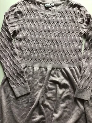 Niñas Vestido Gap Niños XL Manga Larga Rosa Claro Suéter Tejido Ocasión Especial Foto 1 de 4