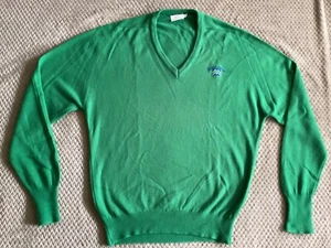 Marco Island DiFini Knitwear Vintage 60's Men's Soft V-Neck Sweater Medium - Picture 1 of 8