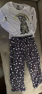 Brand New Joe Boxer cat and raindbow pajama set size M(7/8) for kids - Picture 1 of 3