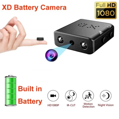 1080P HD Mini Camera Motion Detection Night Vision Recording Home Security Cam - Image 1 of 4