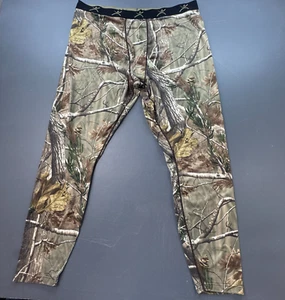 Terramar Base Layer Pants Men’s 2XL Camo Thermal Fleece Lined Hunting Outdoor - Picture 1 of 12
