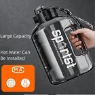 1.7L Gym Water Bottle Sports Training Camping Drink Removable Straw Direct Drink