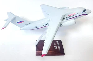 Antonov An-148 Rossiya Airways Lupa Modelo Corporativo Coleccionistas Escala 1:100 - Imagen 1 de 10