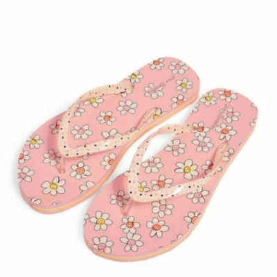 NUEVO SIN CAJA VERA BRADLEY Chanclas Florales Sin Cordones Flores Talla 5/6 Sandalia Rosa Foto 1 de 4