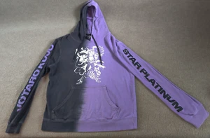 Hot Topic JoJos Bizarre Adventure Hoodie S Stardust Crusaders Tie Dye Colorblock - Picture 1 of 12