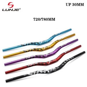 Aluminium Alloy Mountain Bike Handlebar MTB 31.8*620/720/780mm Long Handle Bars - Picture 1 of 23