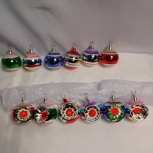 Lote de 12 mini adornos de vidrio de colección - Imagen 1 de 9