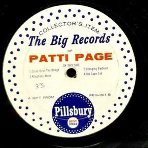 Patti Page Werbung Pillsbury Doughboy Promo LP Limited Edition (DM3) - Bild 1 von 2
