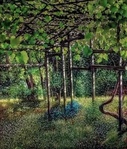 Elegante impresión de árbol de verano - arte de pared moderno - impresiones de bellas artes para decoración del hogar - Imagen 1 de 14