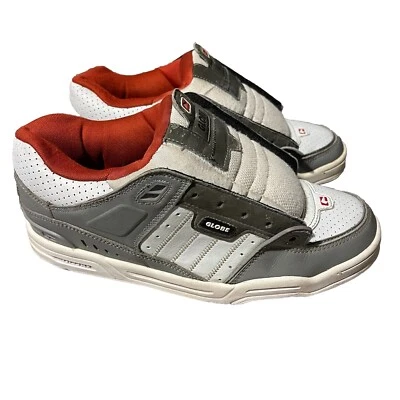 Zapatillas deportivas vintage Y2K Globe Fusion blancas de skate talla 9 usadas sin plantillas Foto 1 de 4